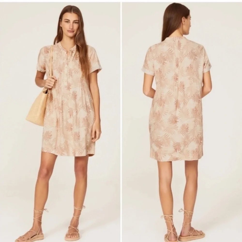 Faherty Gemina Linen Dress Small